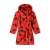 15PJ 26J: Boys Aop Cuddle Fleece Robe (3-8 Years)